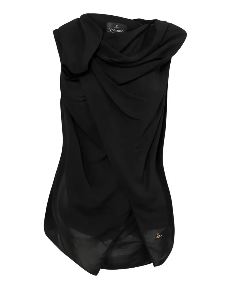 Vivienne Westwood crossover top - Schwarz Schwarz