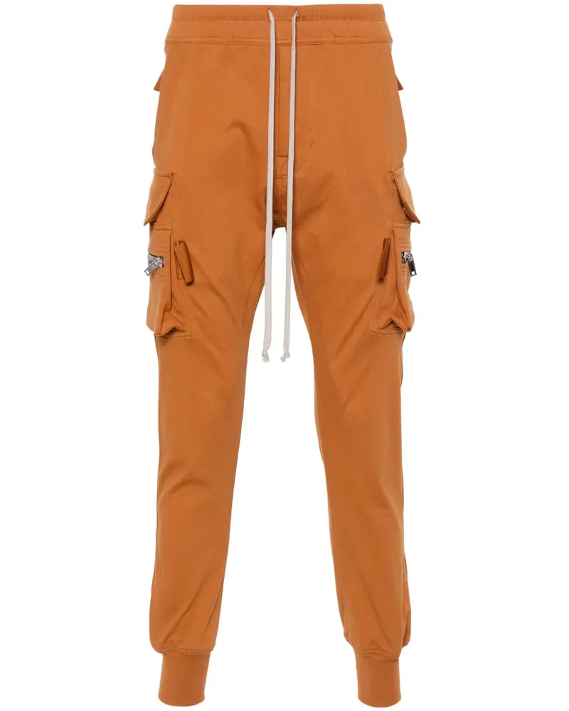 Rick Owens Mastodon Cargohose aus Bio-Baumwolle - Orange Orange