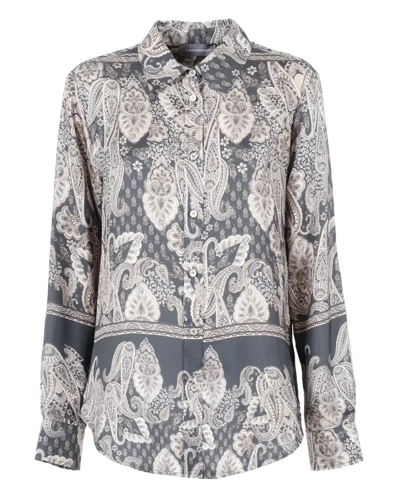 Lorena Antoniazzi paisley-print shirt - Grau Grau