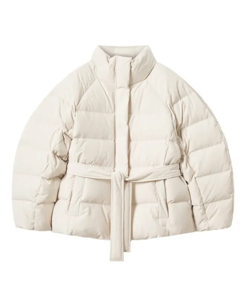Kitsuné belted puffer coat - Nude Nude