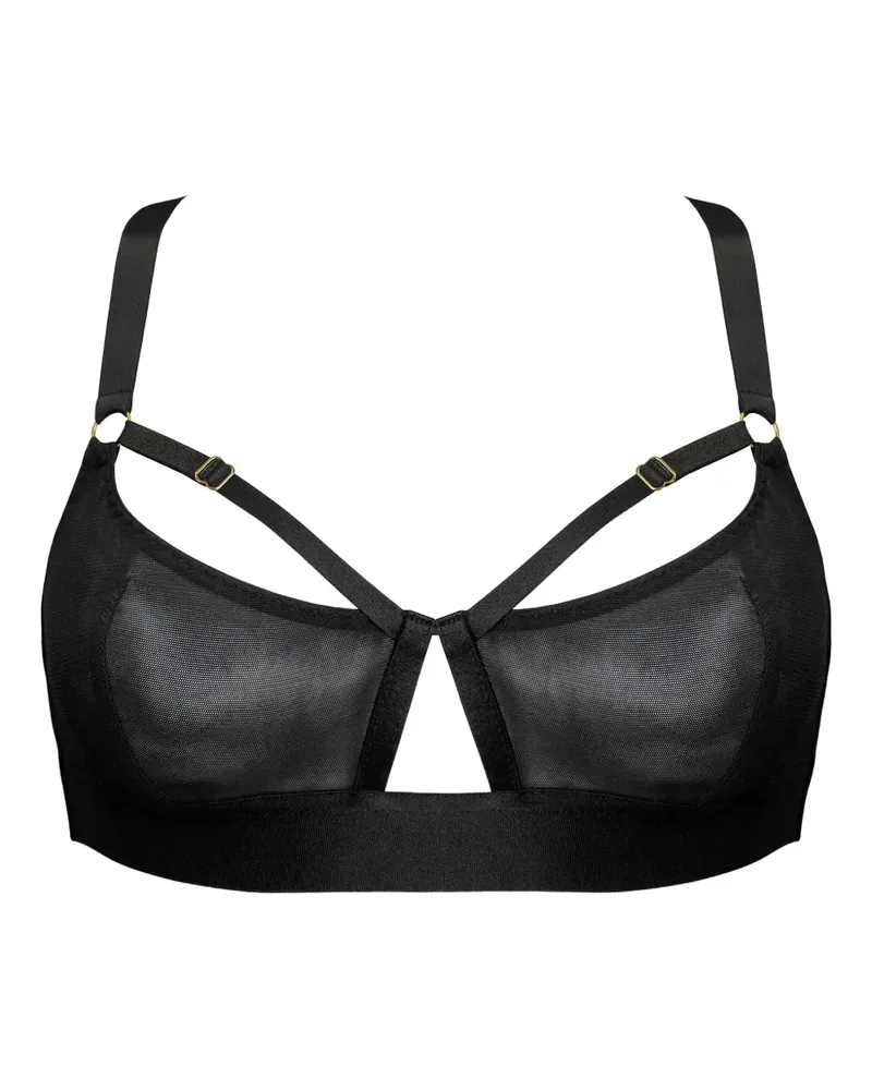 Bordelle Bügelloser Signature BH - Schwarz Schwarz