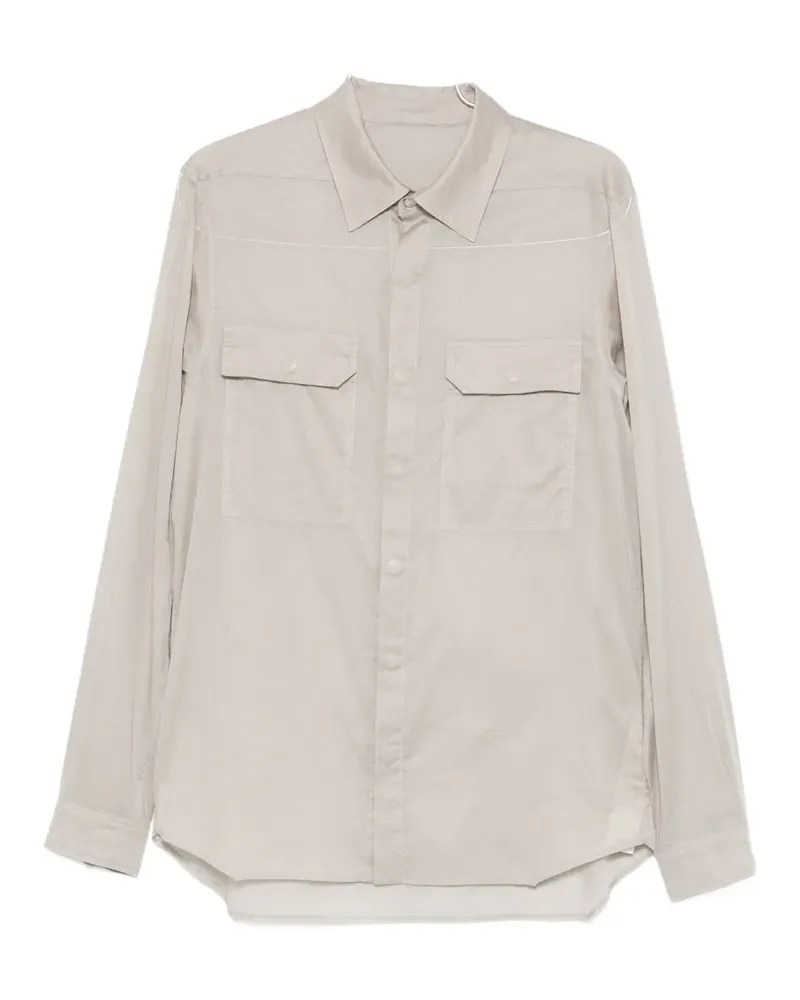 Rick Owens flap-pockets shirt - Grau Grau