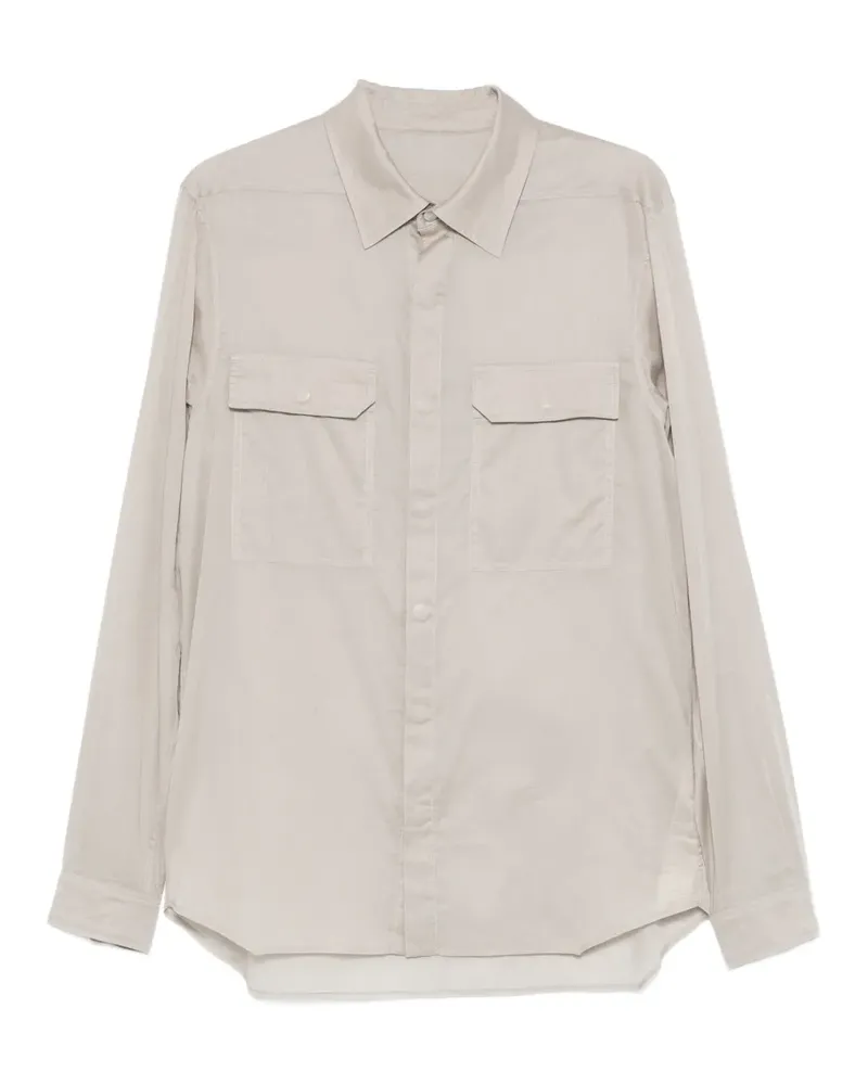 Rick Owens flap-pockets shirt - Grau Grau