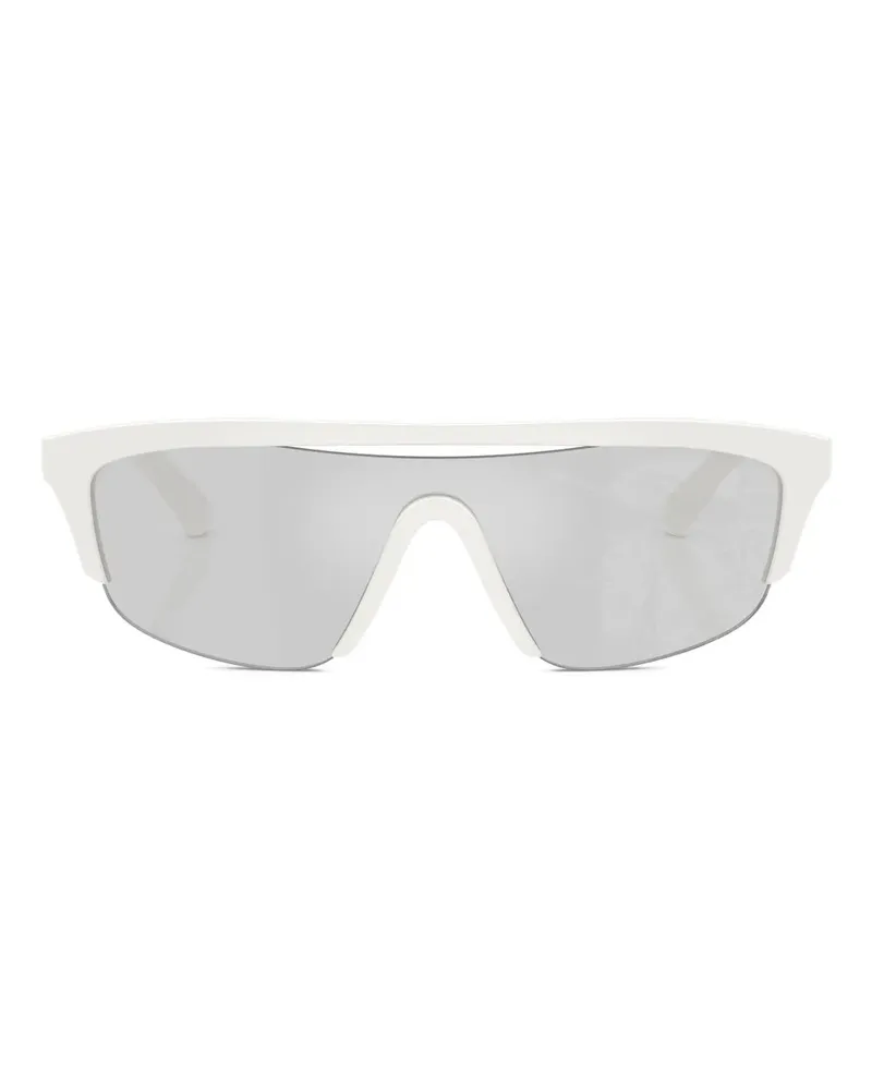 Burberry Sonnenbrille mit geometrischem Gestell - Weiß Weiß