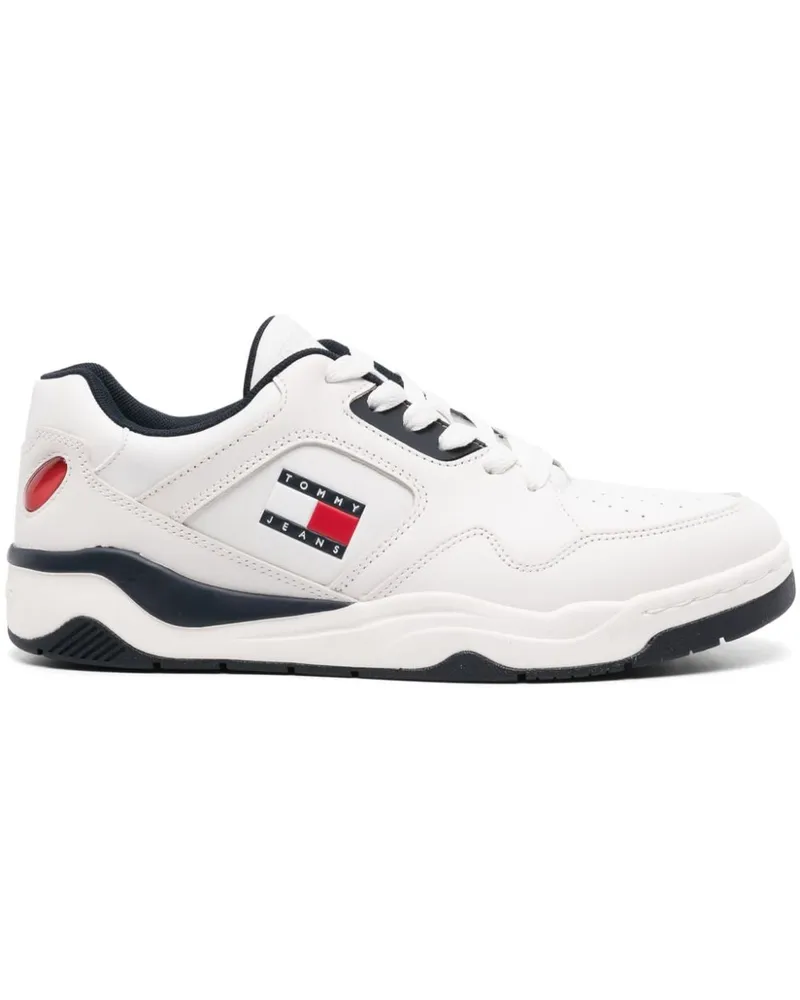Tommy Hilfiger Sneakers mit Logo-Print - Weiß Weiß