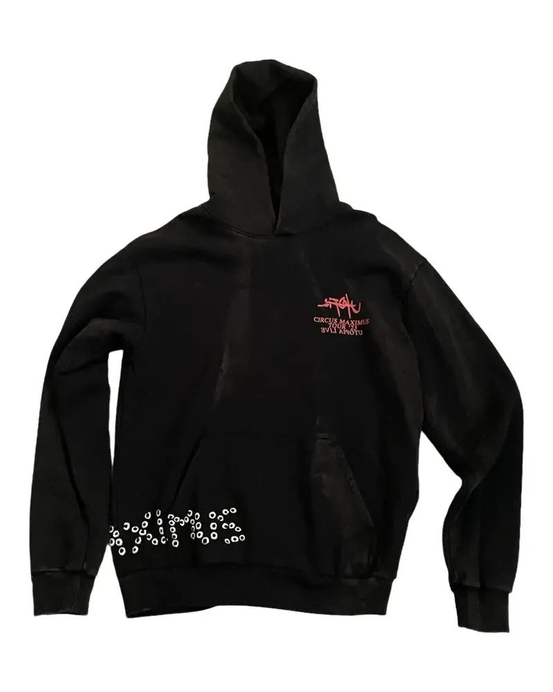 Travis Scott Tour 23 Circus Maximus Hoodie mit Print - Schwarz Schwarz