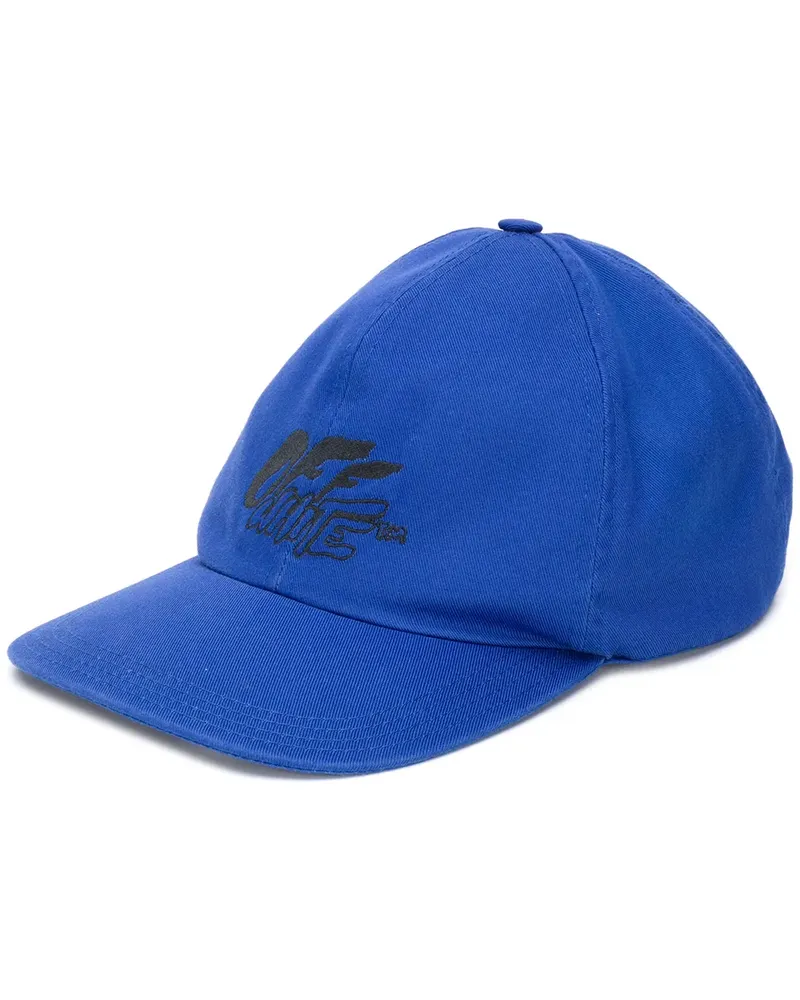 OFF-WHITE Baseballkappe mit Logo-Stickerei - Blau Blau
