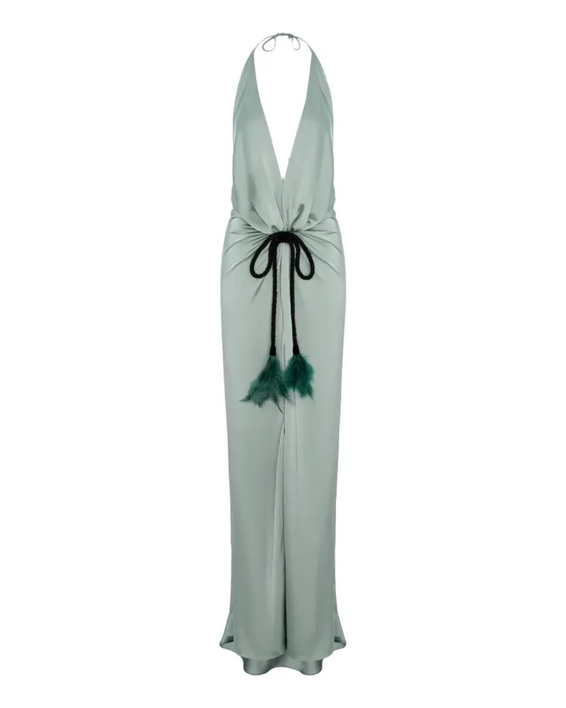 V:PM ATELIER Ärmelloses Lily Maxikleid - Grün Grün