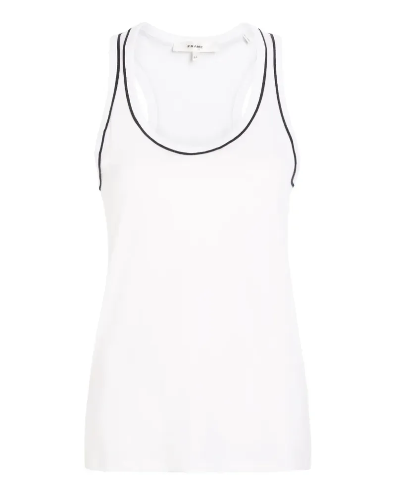 Frame Denim The Ringer Tanktop mit Racerback - Weiß Weiß