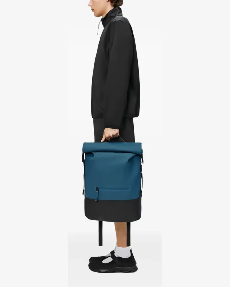 RAINS Trail Rucksack mit Rollverschluss - Blau Blau