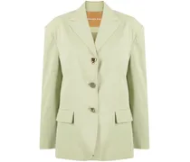 Einreihiger Blazer - Grün