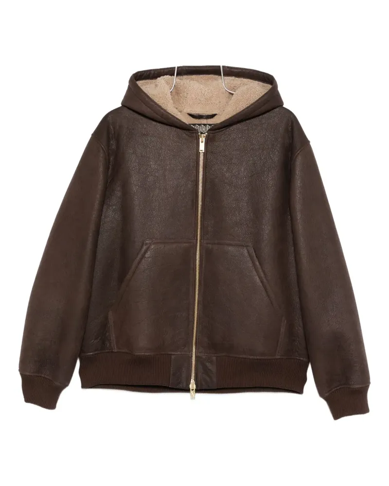 Baracuta hooded zip-fastening jacket - Braun Braun