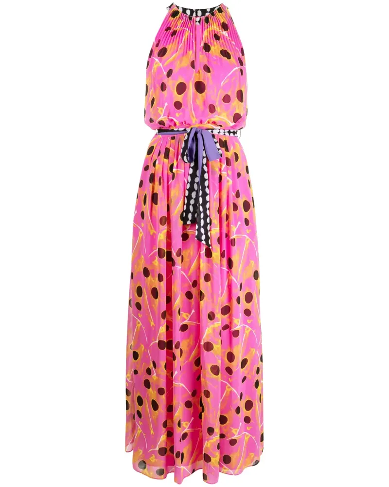 Diane von Furstenberg Kleid mit Polka Dots - Rosa Rosa