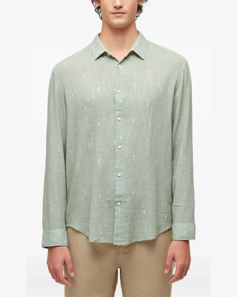 Osklen T-Shirt mit Seepferdchen-Print - Grün Grün