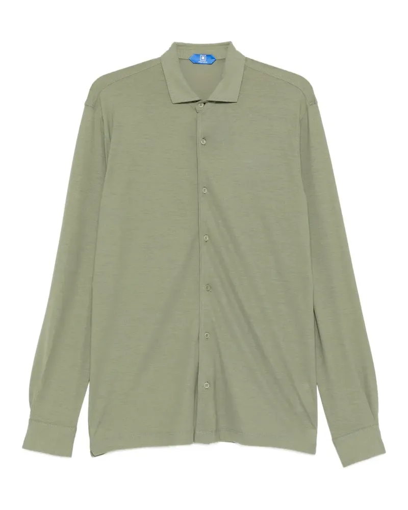 KIRED Klassisches Hemd - Grün Grün