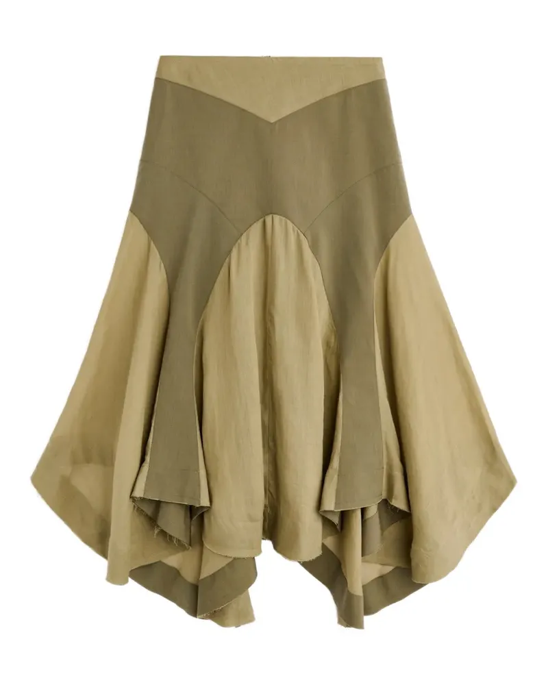 Our Legacy Petti asymmetric skirt - Grün Grün