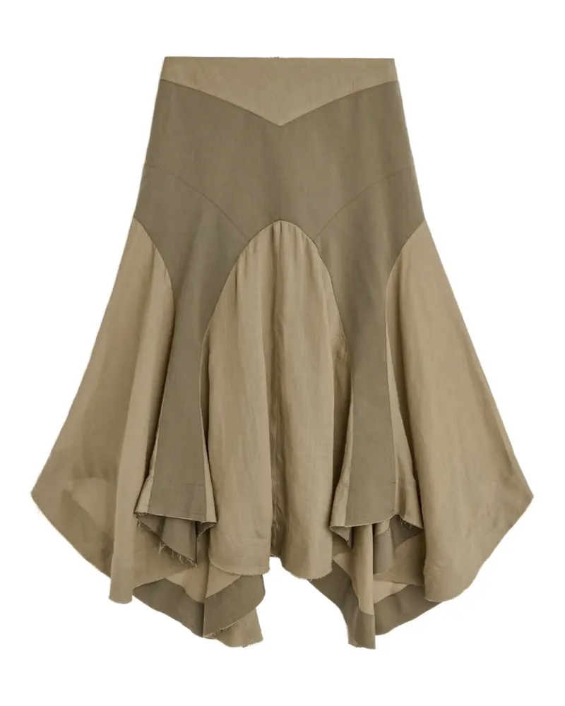 Our Legacy Petti asymmetric skirt - Grün Grün