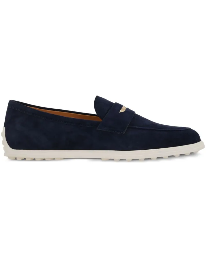 TOD'S Loafer aus Wildleder - Blau Blau