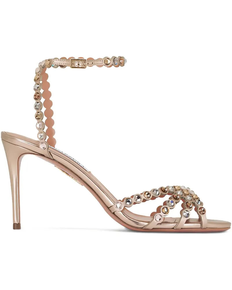 Aquazzura Tequila Sandalen 85mm - Gold Gold