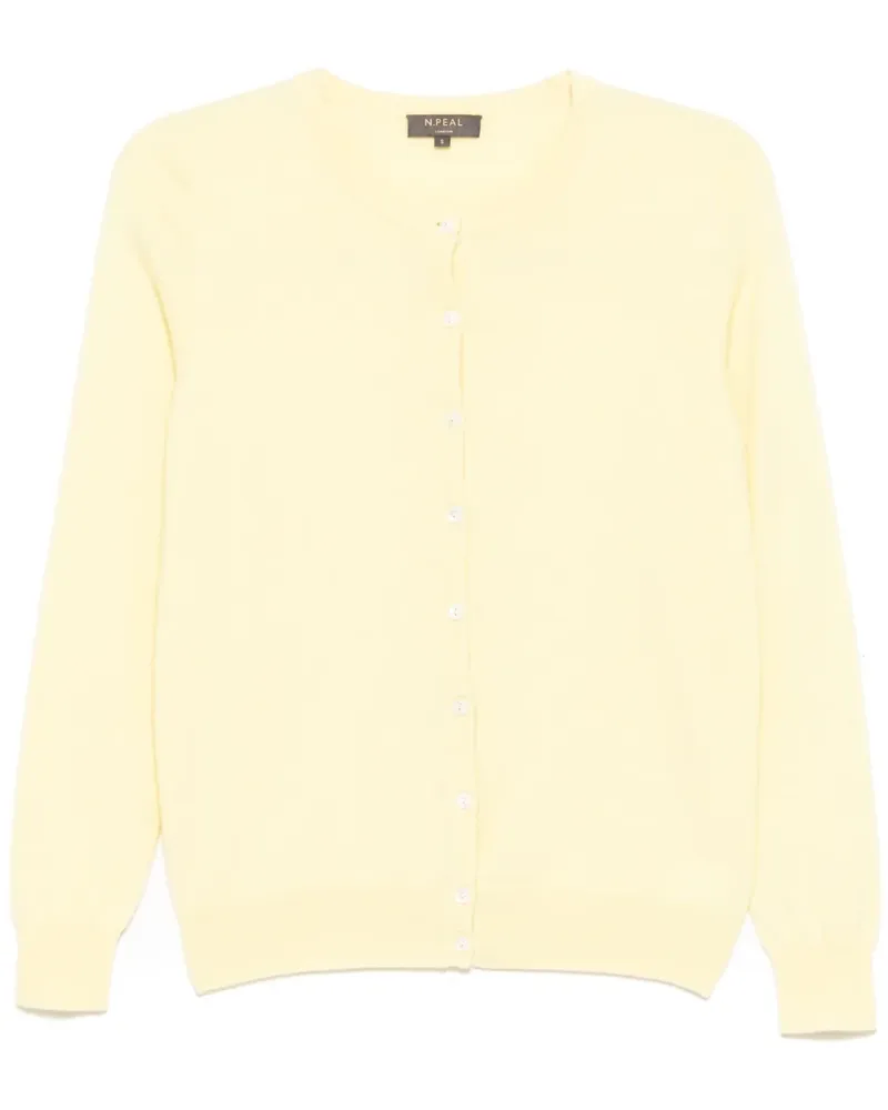 N.Peal Olivia Cardigan - Gelb Gelb