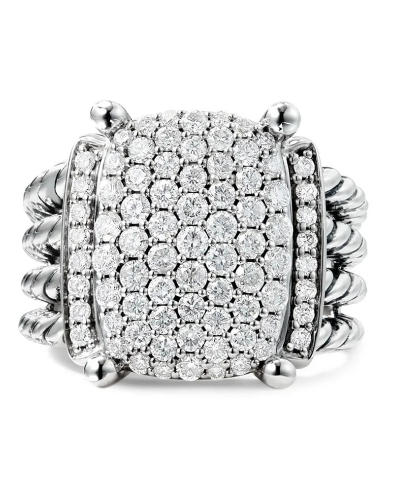 David Yurman Wheaton Ring mit Diamant 16,7mm - Silber Silber