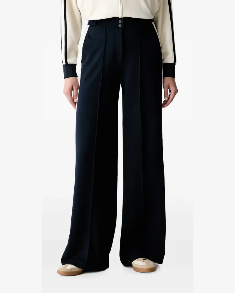 Guess Weite Palazzohose mit Seitenstreifen - Blau Blau