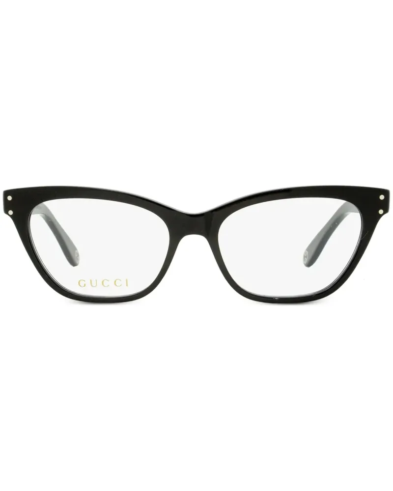 Gucci Cat-Eye-Brille - Schwarz Schwarz
