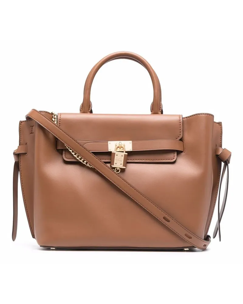 Michael Kors Handtasche mit Schloss Braun