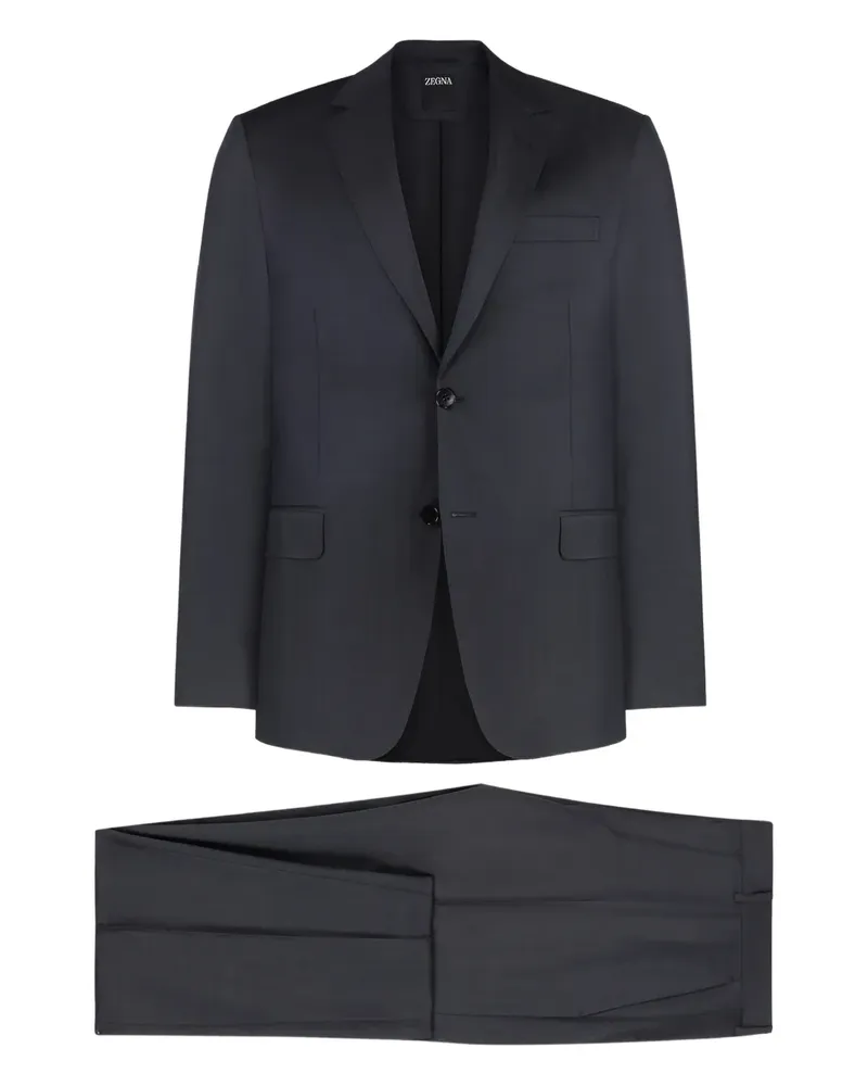 Ermenegildo Zegna notched-lapel suit - Grau Grau