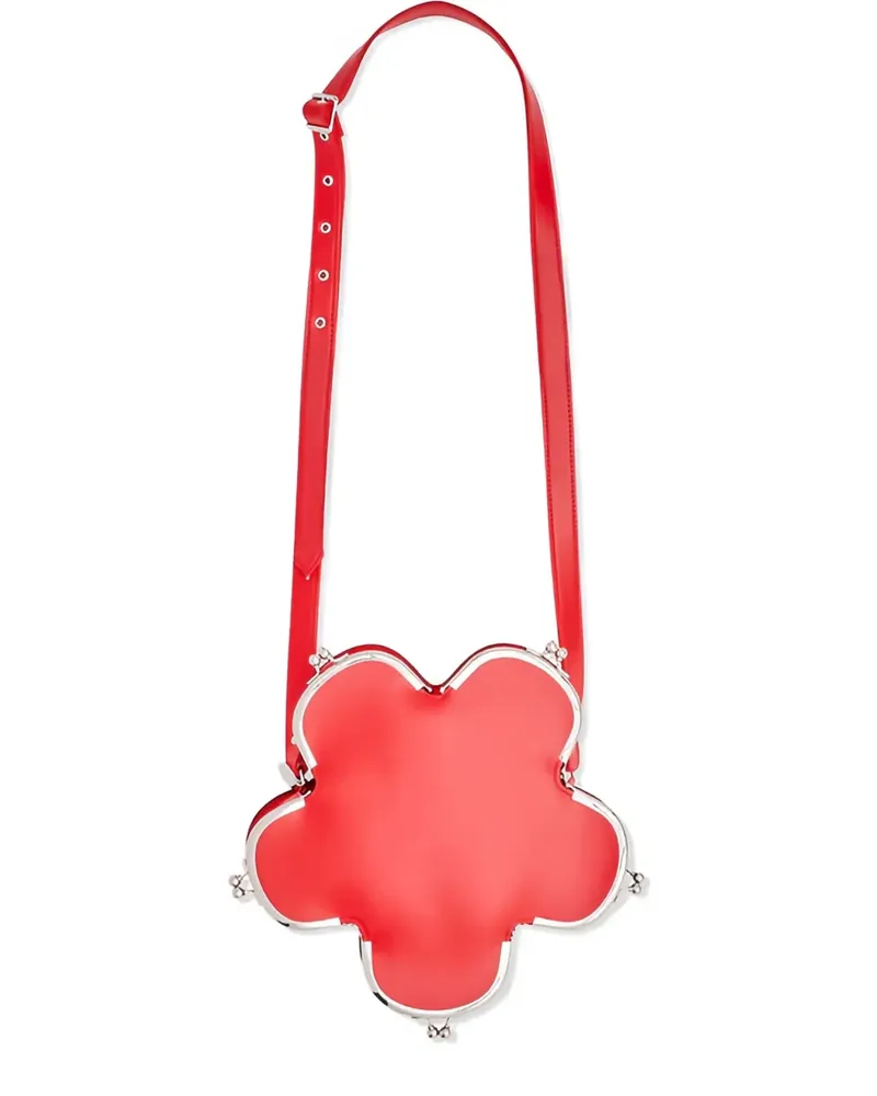 Noir Kei Ninomiya flower-shape cross body bag - Rot Rot