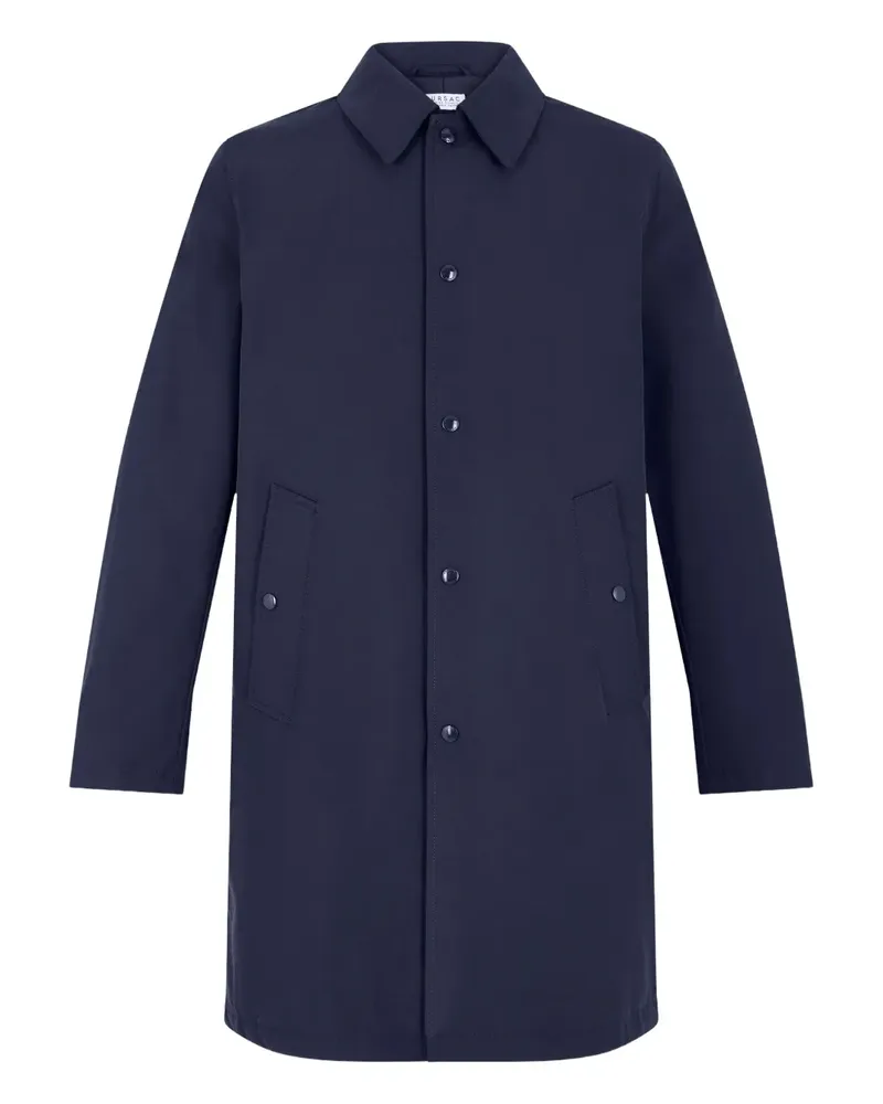 FURSAC Trenchcoat mit eingefasster Tasche - Blau Blau