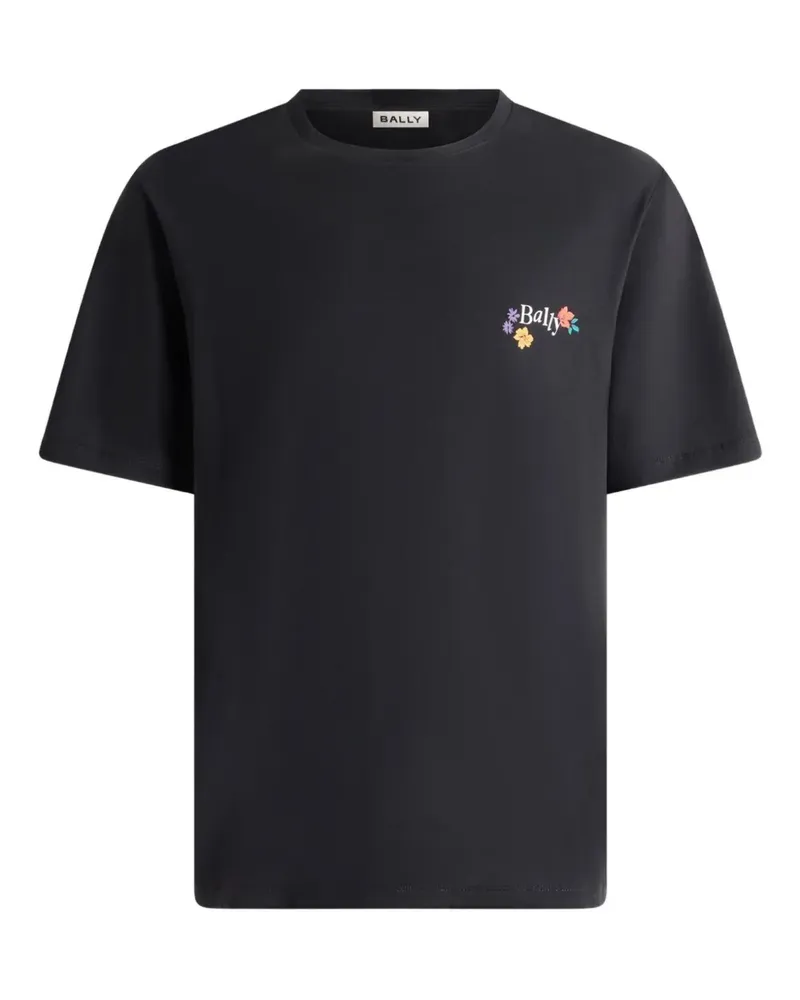 Bally logo-detailing T-shirt - BLACK Black