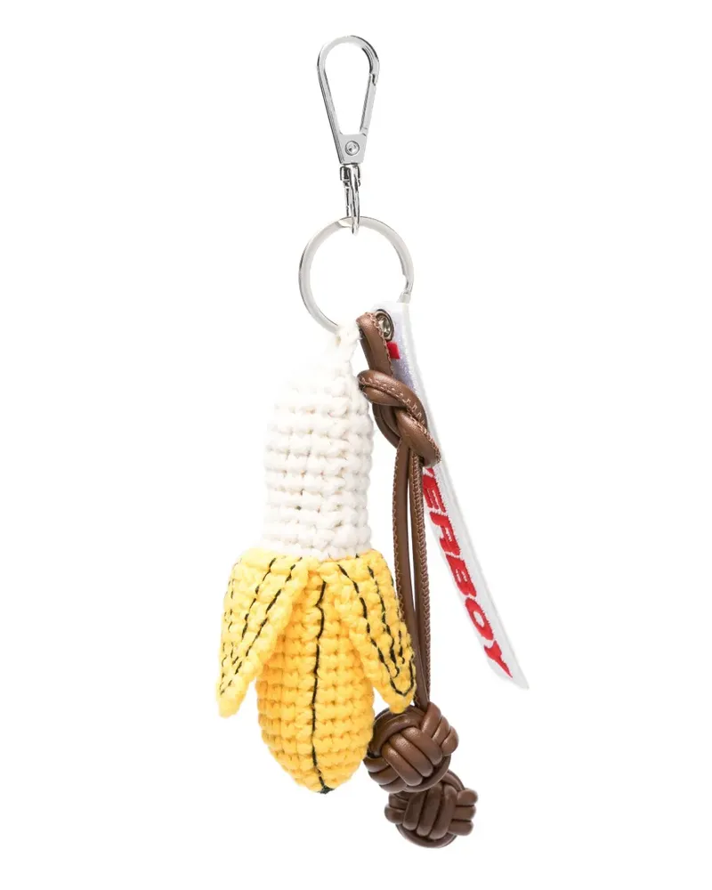Charles Jeffrey Loverboy Taschenanhänger mit Banane - Gelb Gelb
