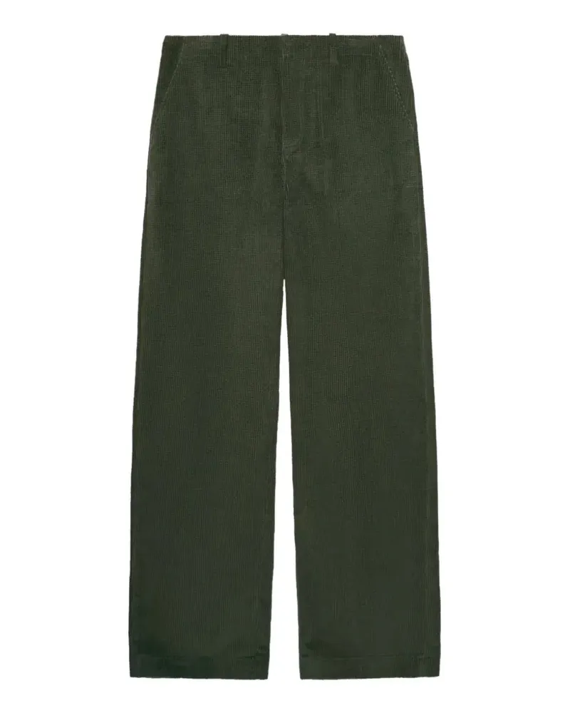 The Elder Statesman waffle corduroy carpenter trousers - Grau Grau