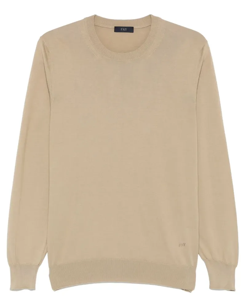 Fay Pullover aus Baumwolle - Nude Nude