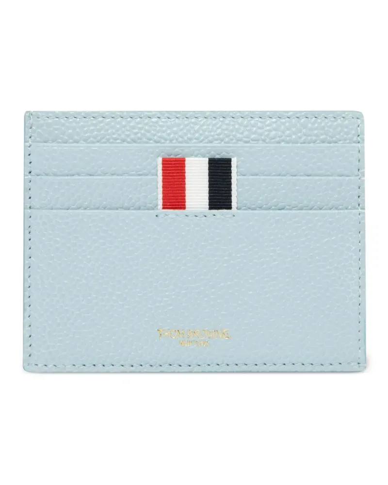 Thom Browne Kartenetui mit RWB-Streifen - Blau Blau