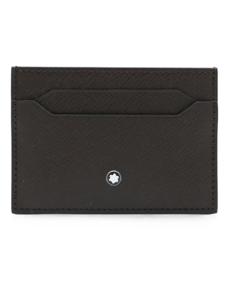 Montblanc logo-plaque card holder - Braun Braun