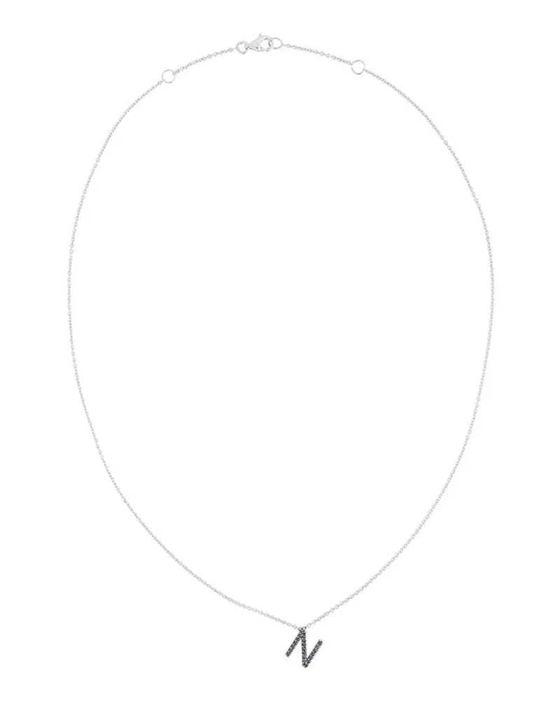 Alinka 18kt ' ID' Weißgoldhalskette mit Diamanten - Metallic Metallic