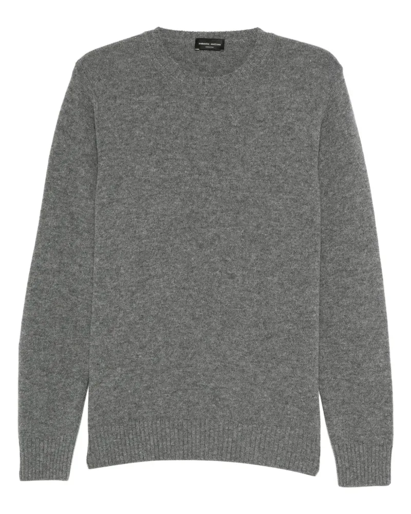 Roberto Collina Pullover mit rundem Ausschnitt - Grau Grau