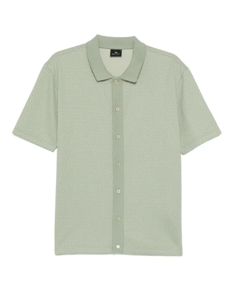 Paul Smith Gestricktes Hemd mit Knöpfen - Grün Grün