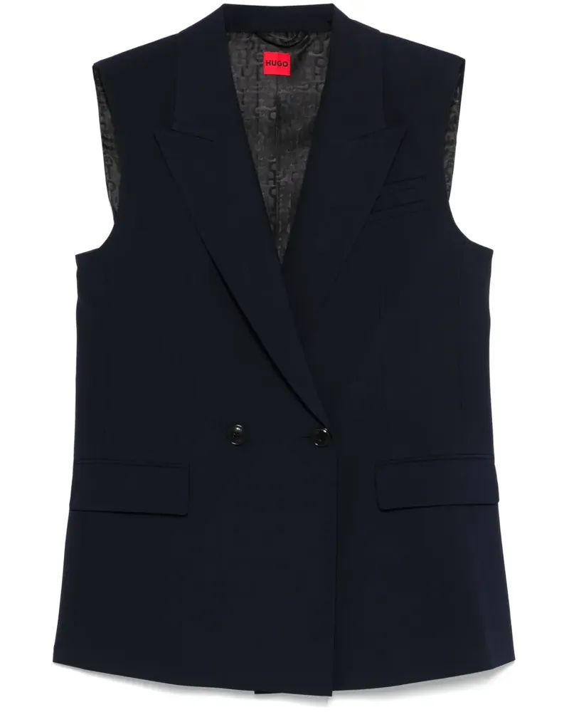 HUGO BOSS Doppelreihige Weste - Blau Blau