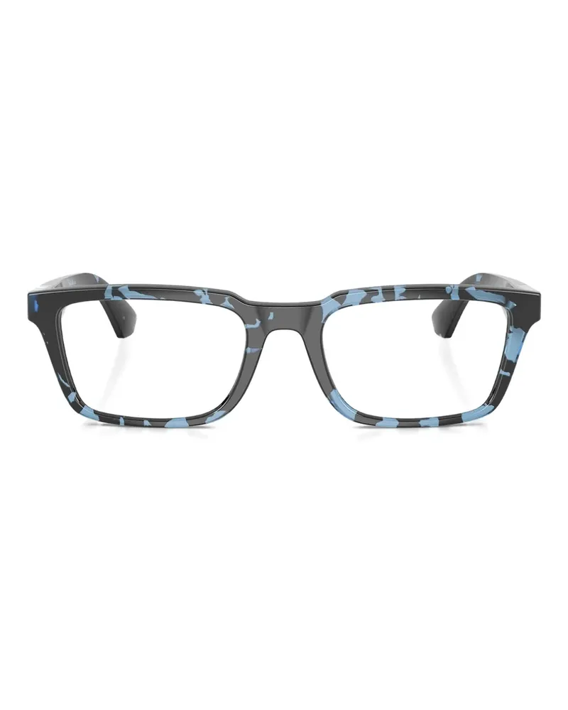 Burberry Eckige Sonnenbrille in Schildpattoptik - Blau Blau