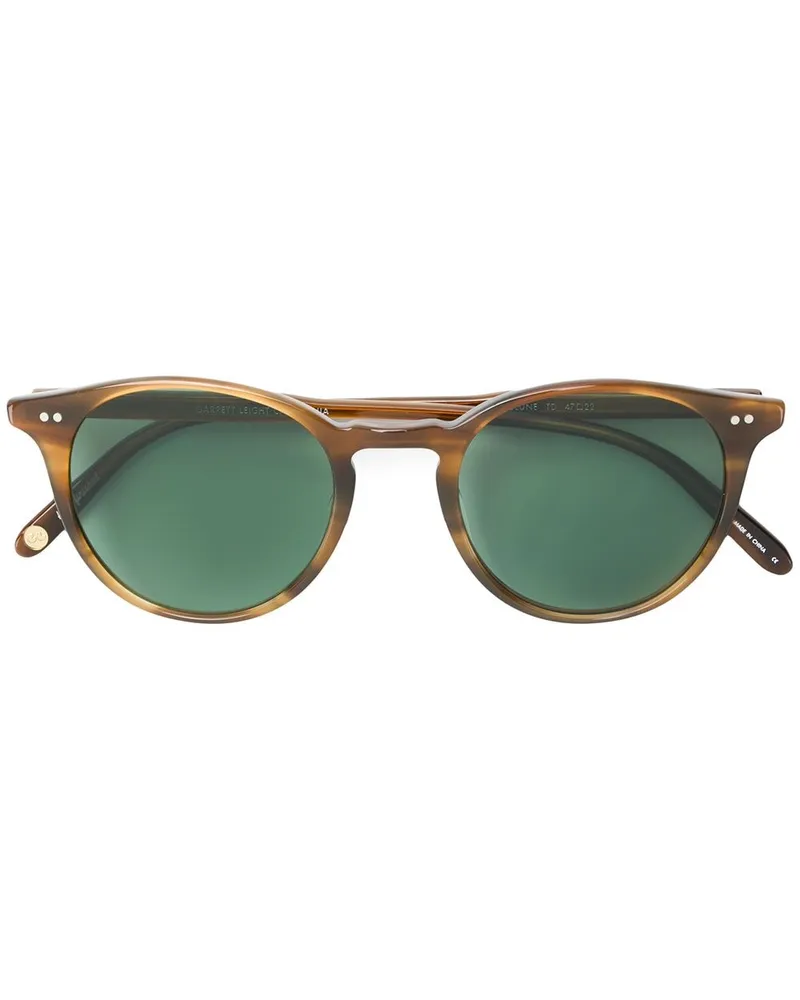 Garrett Leight Clune Sonnenbrille Braun