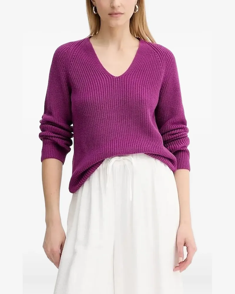 Marc O'Polo Pullover mit V-Ausschnitt - Violett Violett