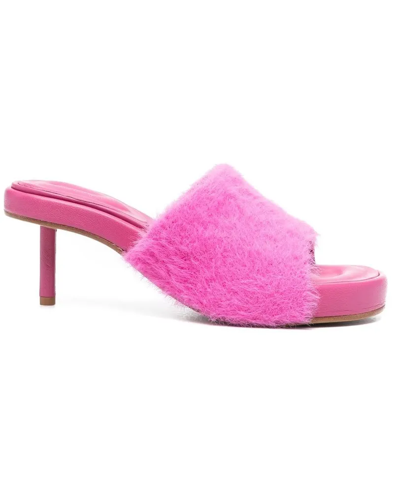 Jacquemus Mules mit texturiertem Finish - Rosa Rosa