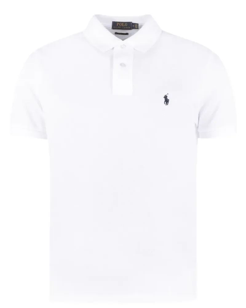 Ralph Lauren logo-embroidered polo shirt - Weiß Weiß