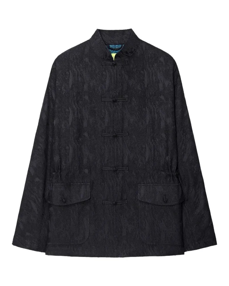 Shanghai Tang Tang jacquard-patterned jacket - Schwarz Schwarz