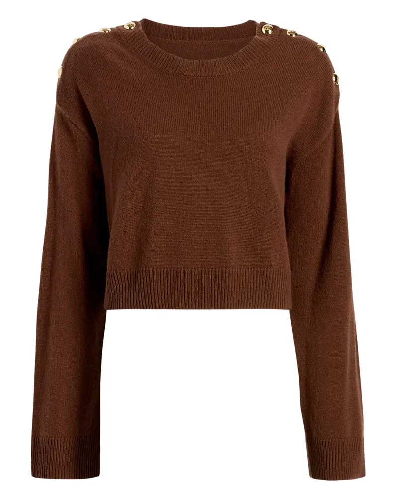 Cinq à Sept Geknöpfter Marla Pullover - Braun Braun