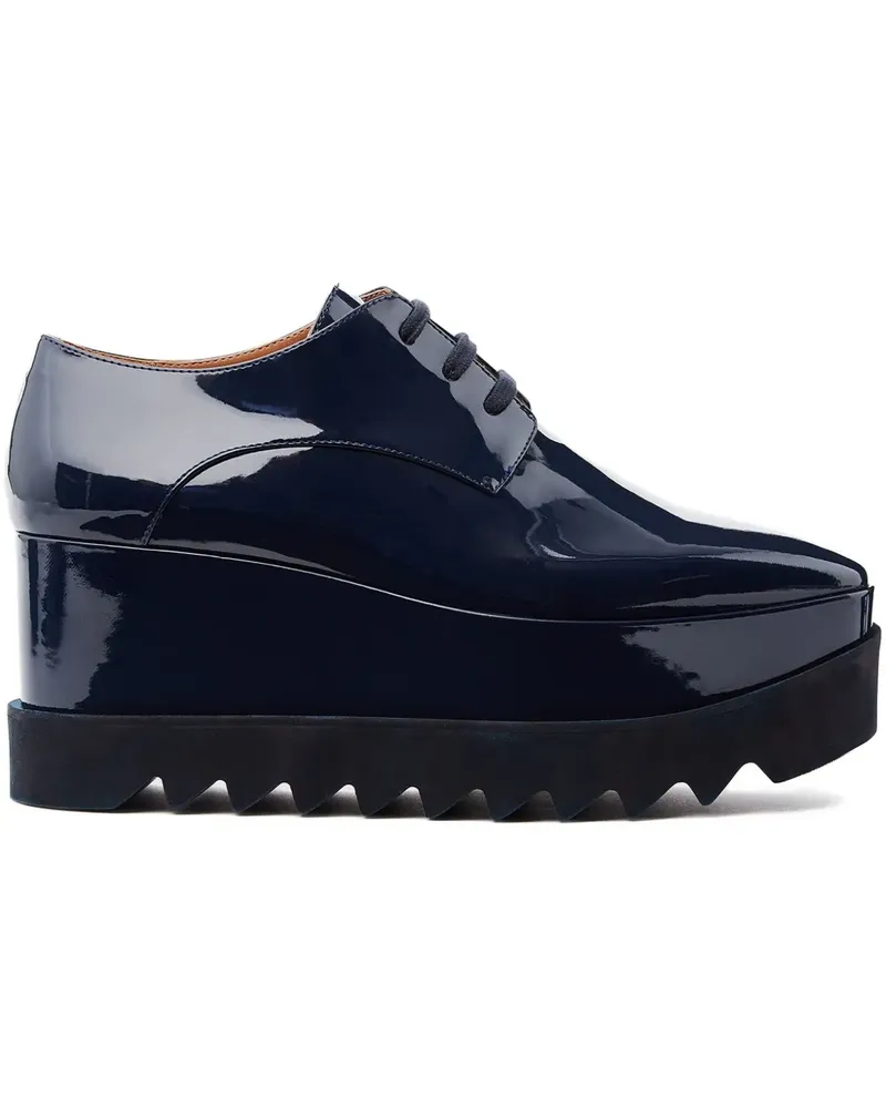 Stella McCartney Schnürschuhe mit Plateau - Blau Blau