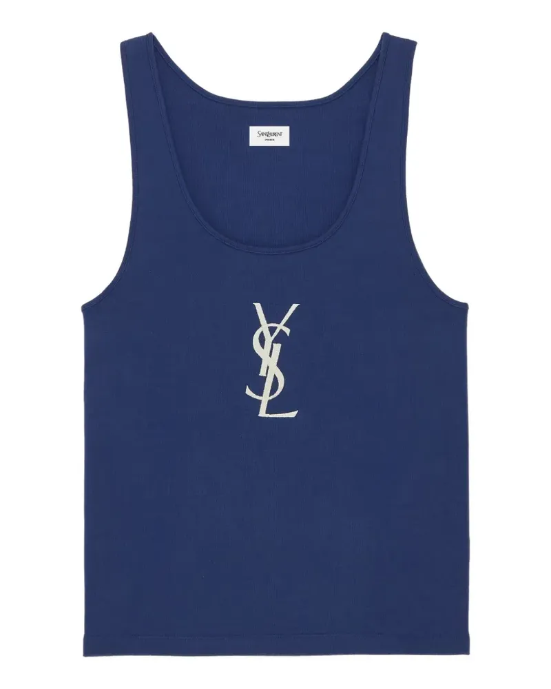 Saint Laurent logo top - Blau Blau